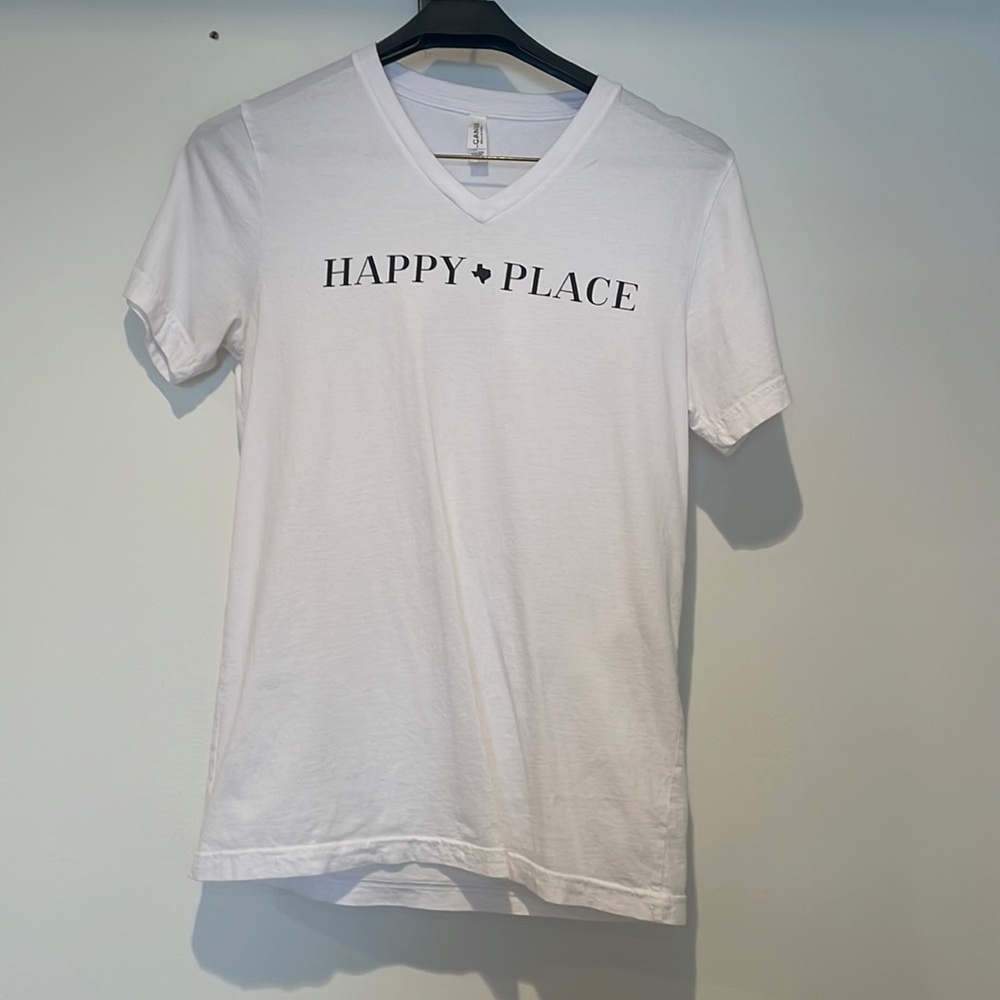 Texas v neck shirt